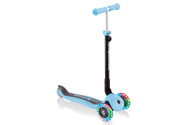 Position 3, als Roller