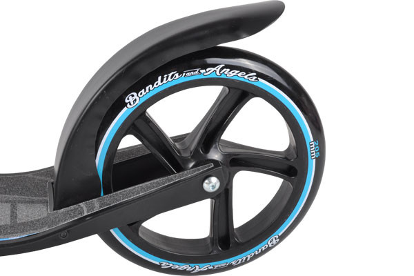 Fußbremse am Hinterrad