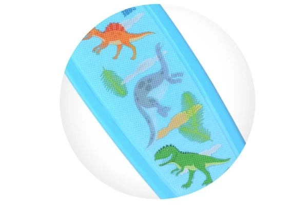 Brett mit Dinosauriern