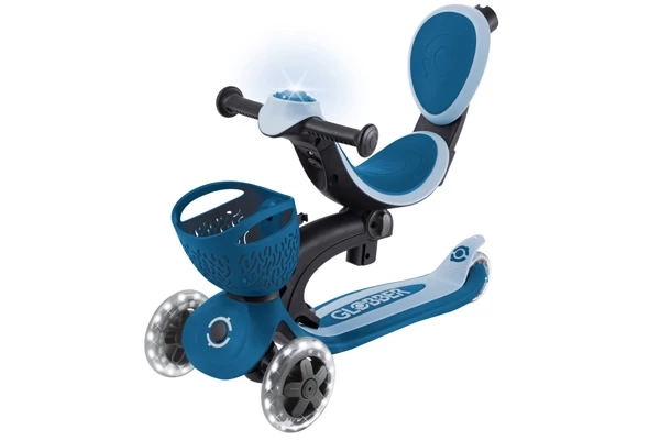 Position 1: ein Aufsitzfahrzeug