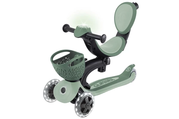 Position 1: ein Aufsitzfahrzeug