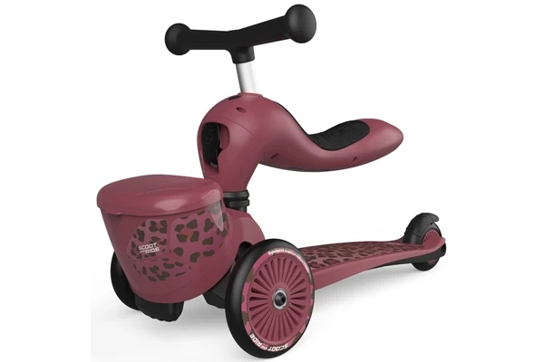 Werkzeugloser Umbau zum Roller