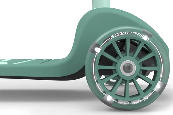 LED-Leuchten in den Rädern