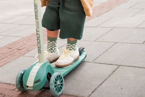 Fußbremse am Hinterrad