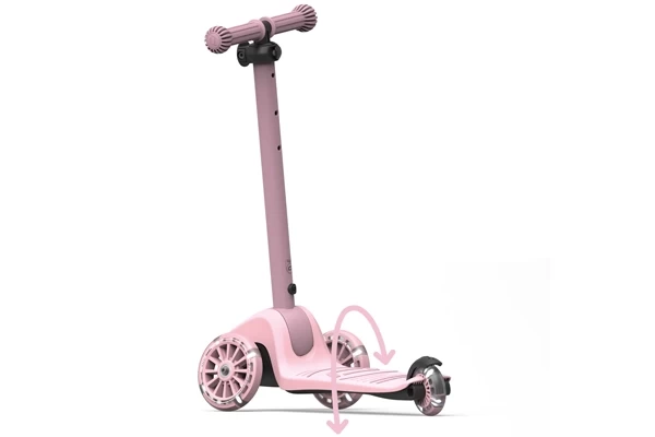 Lenken durch Verlagerung des Körpergewichts