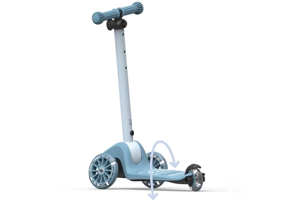 Lenken durch Verlagerung des Körpergewichts