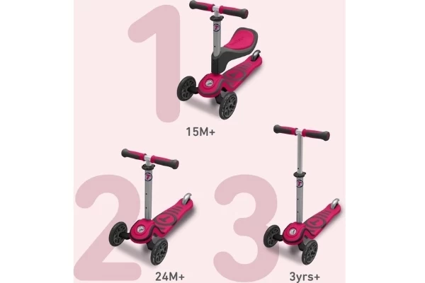 Vom Laufrad zum Roller