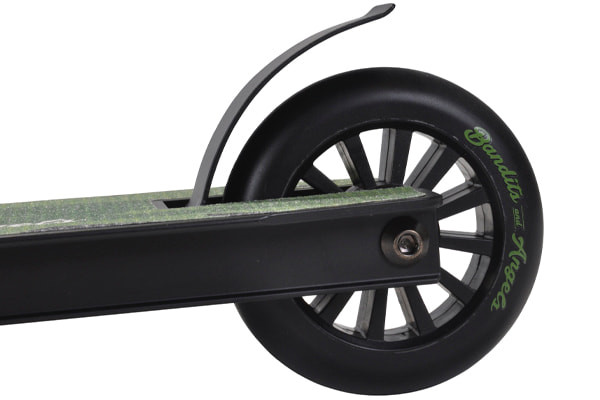 Fußbremse am Hinterrad