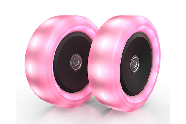 LED-Leuchten in den Rädern