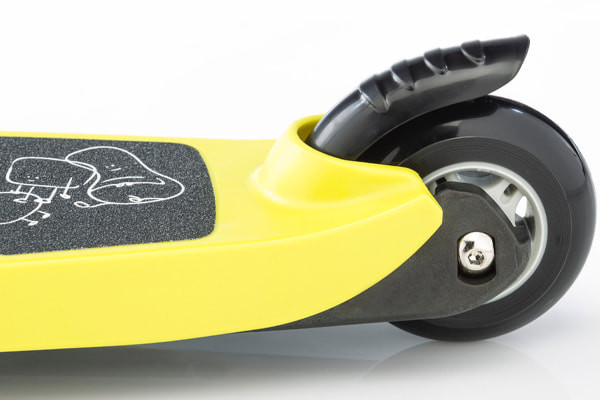 Fußbremse am Hinterrad