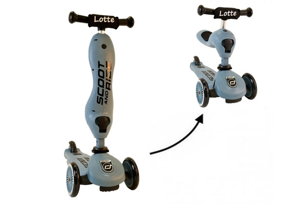 Highwaykick 1 Steel inkl. Lenkerpolster mit Namen