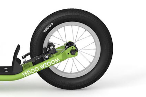 16-Zoll Vorderrad und 12-Zoll Hinterrad