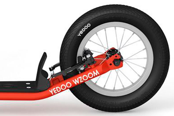 16-Zoll Vorderrad und 12-Zoll Hinterrad